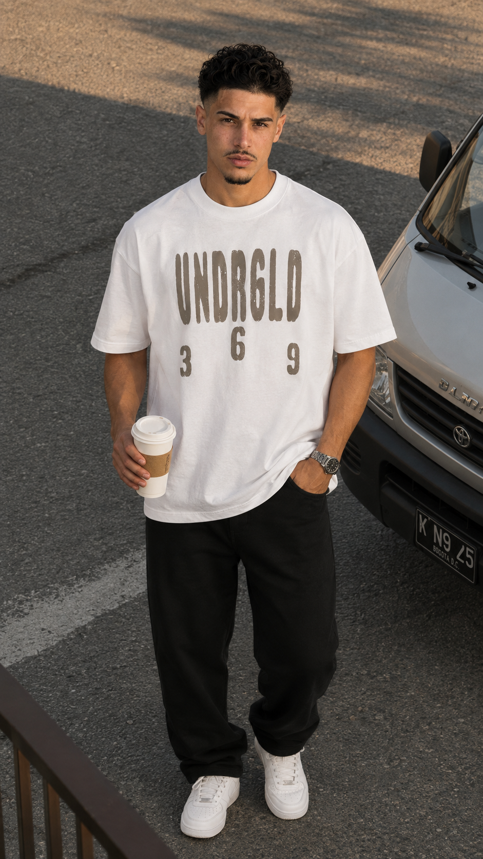 CAMISETA OVERSIZE HOMBRE UNDRGLD 369 1.1 BL