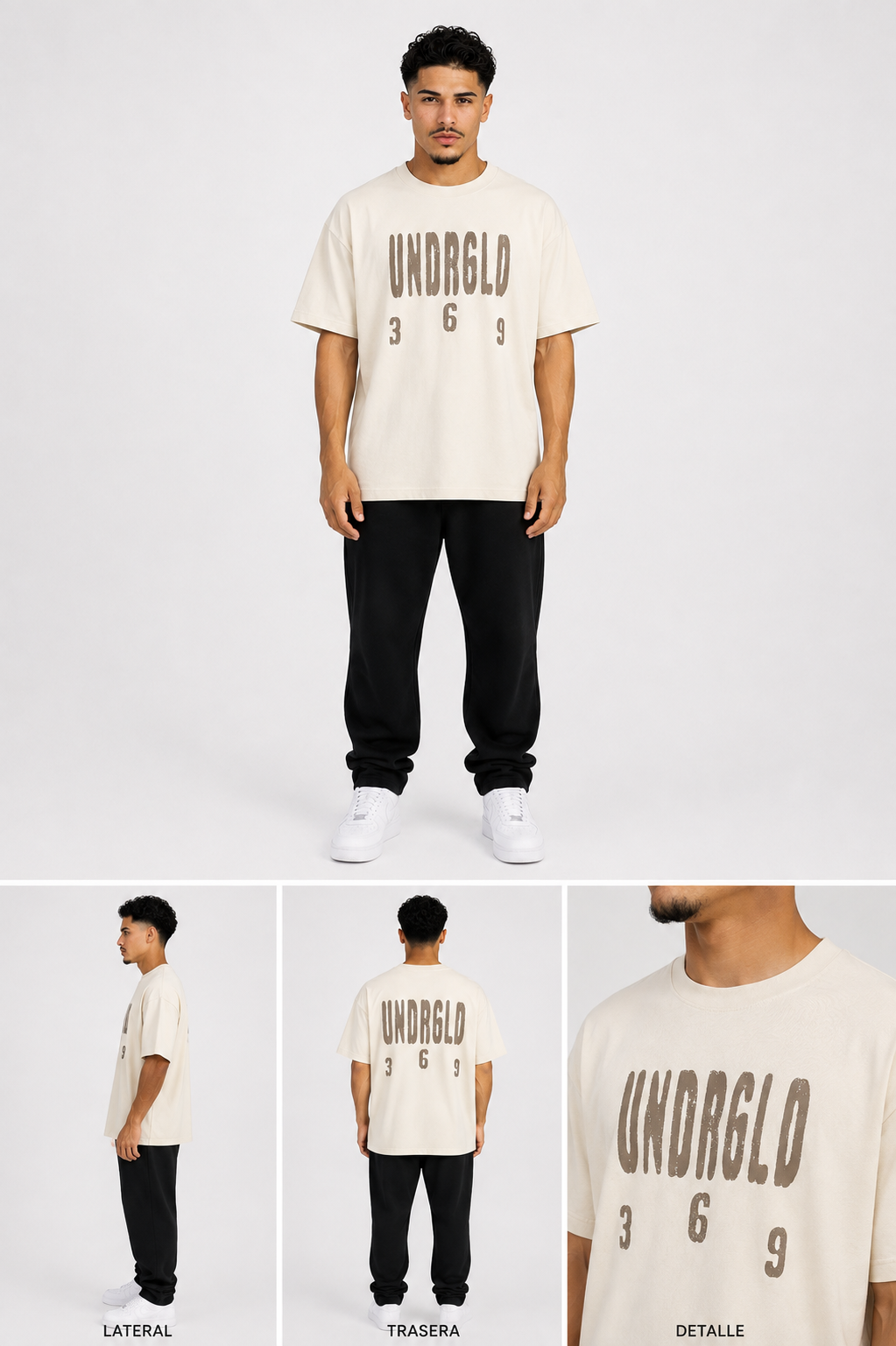 CAMISETA OVERSIZE HOMBRE UNDRGLD 369 1.1