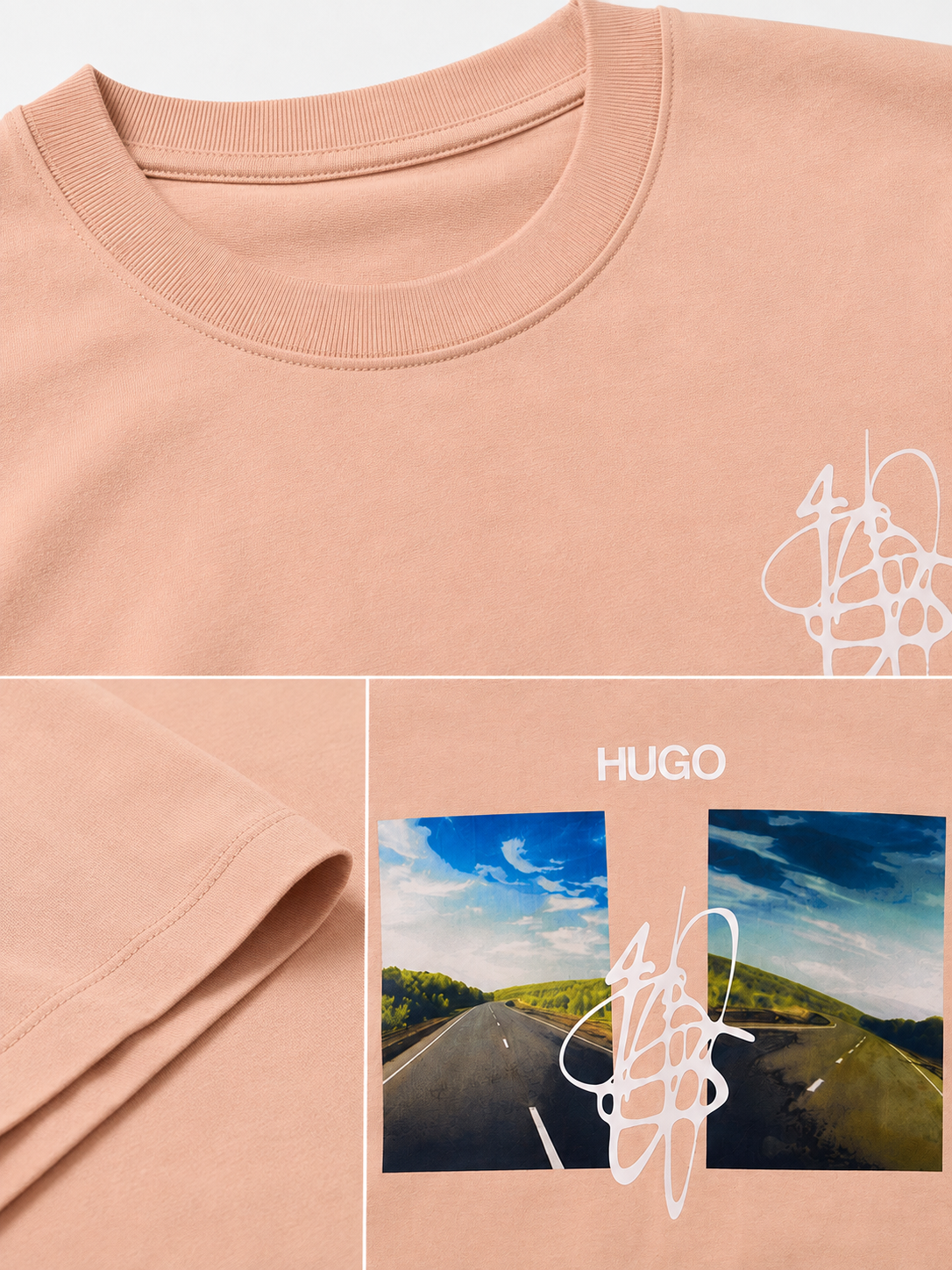CAMISETA OVERSIZE HOMBRE OPEN ROAD BOSS 1.1