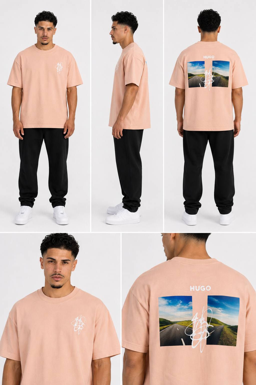 CAMISETA OVERSIZE HOMBRE OPEN ROAD BOSS 1.1
