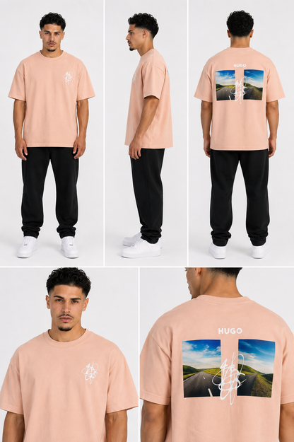 CAMISETA OVERSIZE HOMBRE OPEN ROAD BOSS 1.1
