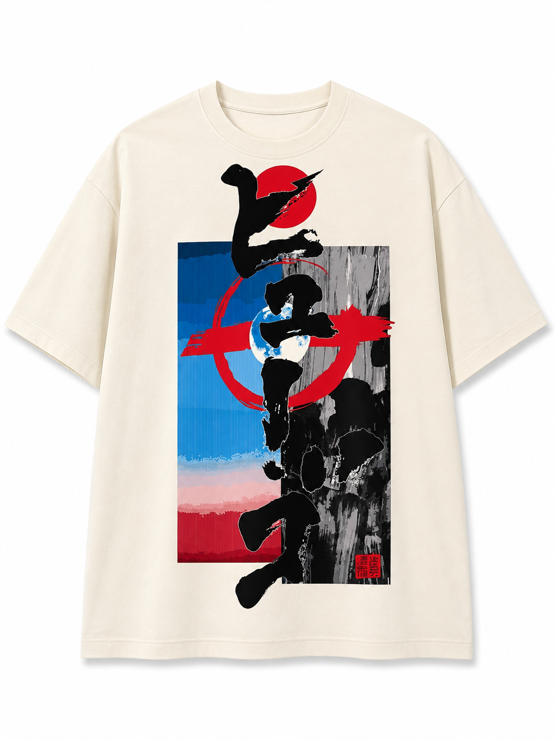 CAMISETA OVERSIZE HOMBRE KANJI ECLIPSE BOSS 1.1 B