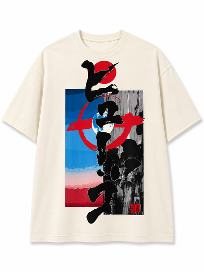CAMISETA OVERSIZE HOMBRE KANJI ECLIPSE BOSS 1.1 B