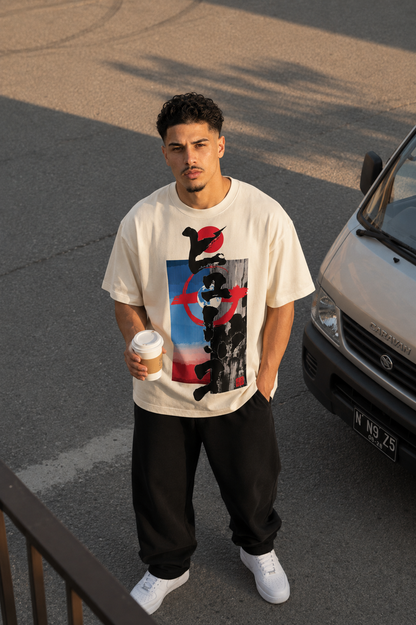 CAMISETA OVERSIZE HOMBRE KANJI ECLIPSE BOSS 1.1 B