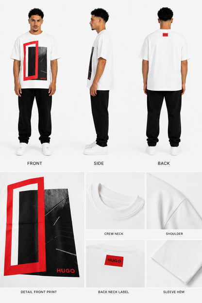 CAMISETA OVERSIZE HOMBRE FRAME BOSS 1.1