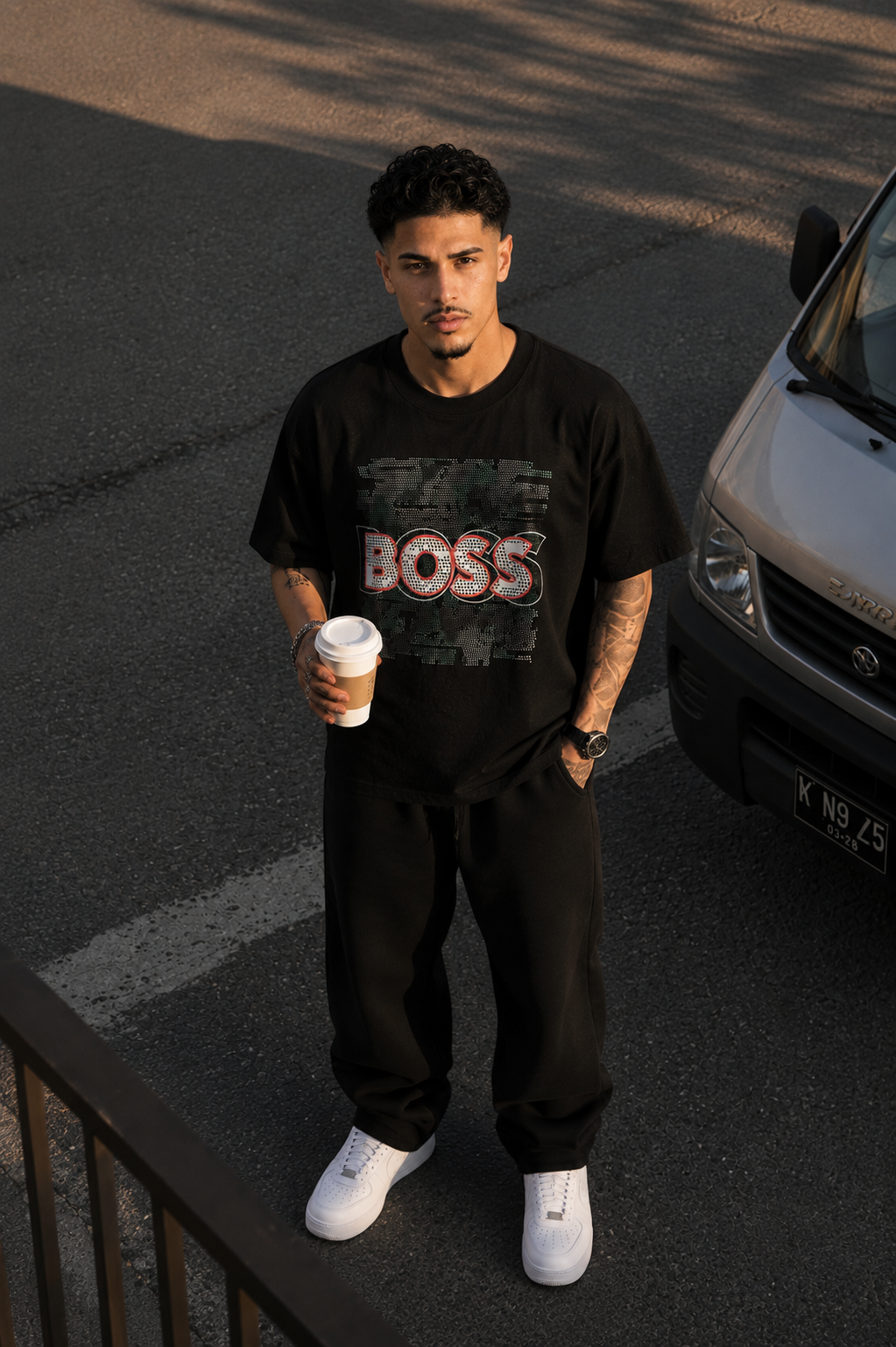 CAMISETA OVERSIZE HOMBRE HERITAGE BOSS 1.1