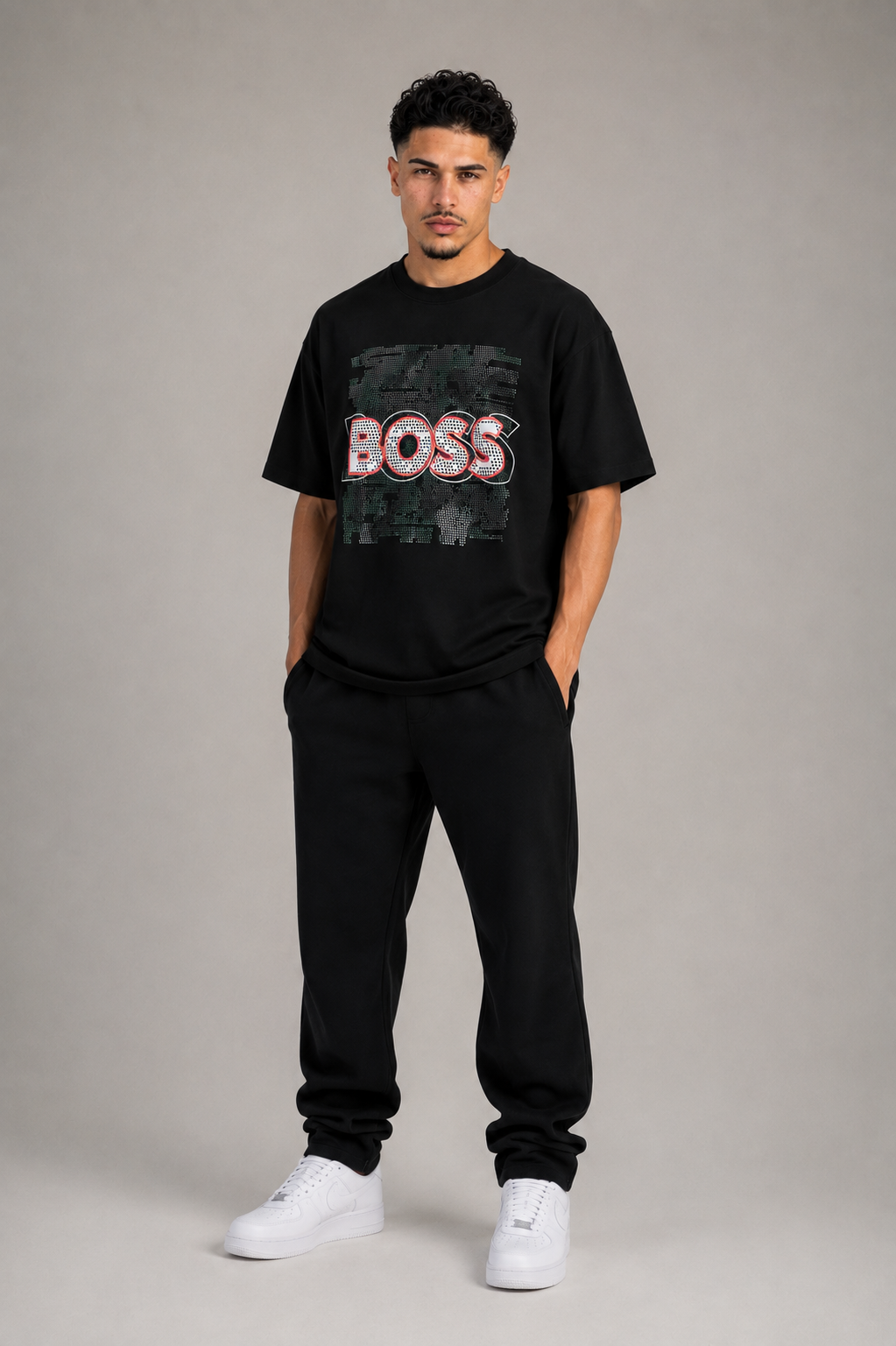 CAMISETA OVERSIZE HOMBRE HERITAGE BOSS 1.1