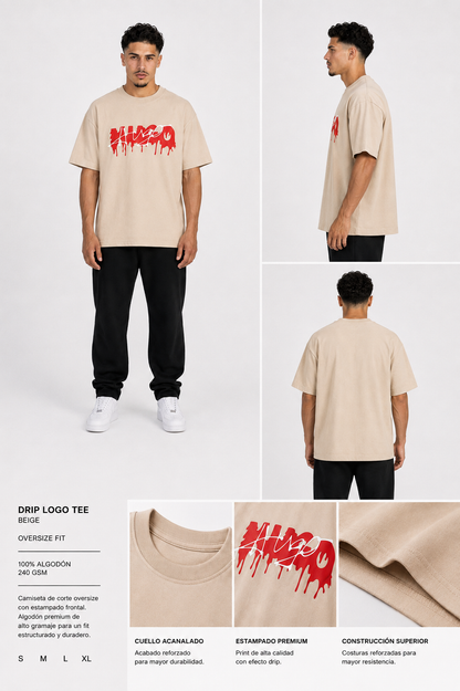 CAMISETA OVERSIZE HOMBRE SIGANTURE BOSS 1.1