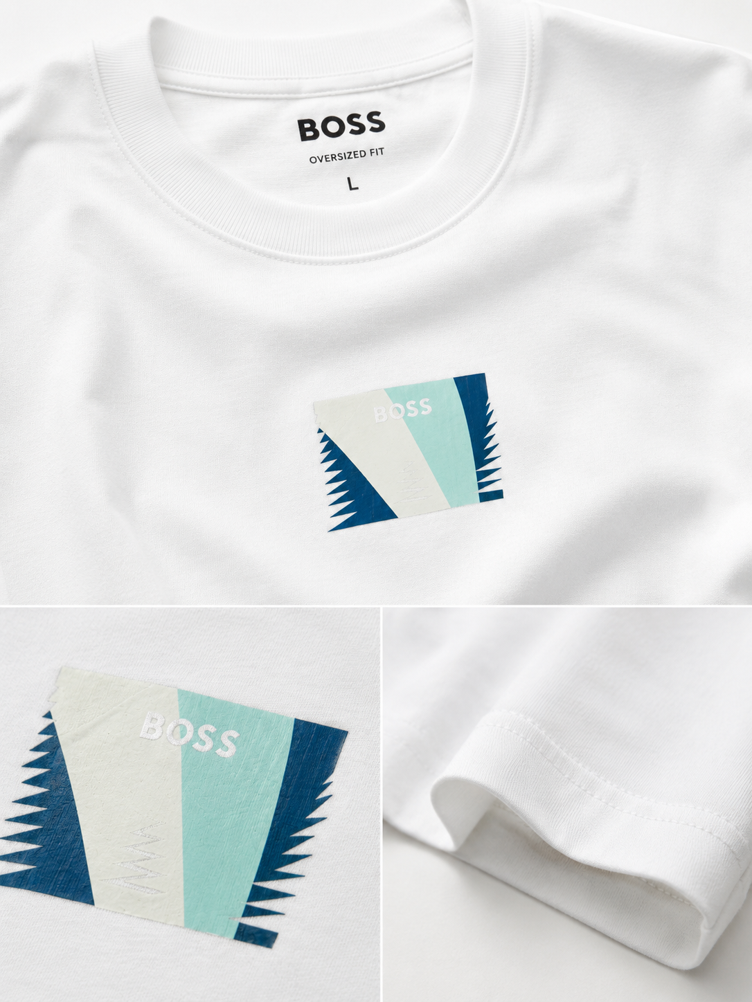 CAMISETA OVERSIZE HOMBRE VINTAGE V2 BOSS 1.1