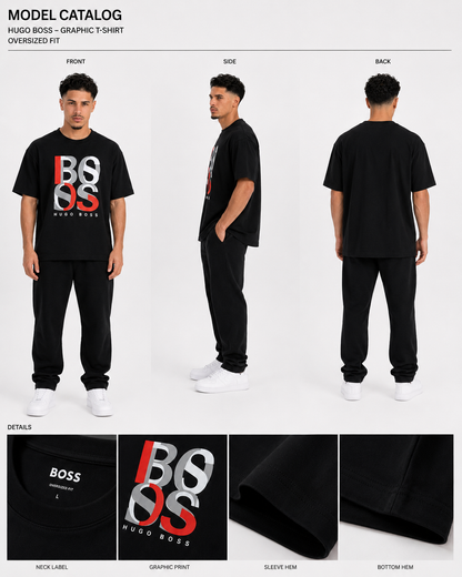 CAMISETA OVERSIZE HOMBRE THE BOSS 1.1 N