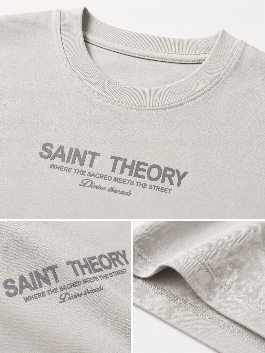 CAMISETA OVERSIZE HOMBRE HOLY DOOR SAINTHEORY 1.1 B
