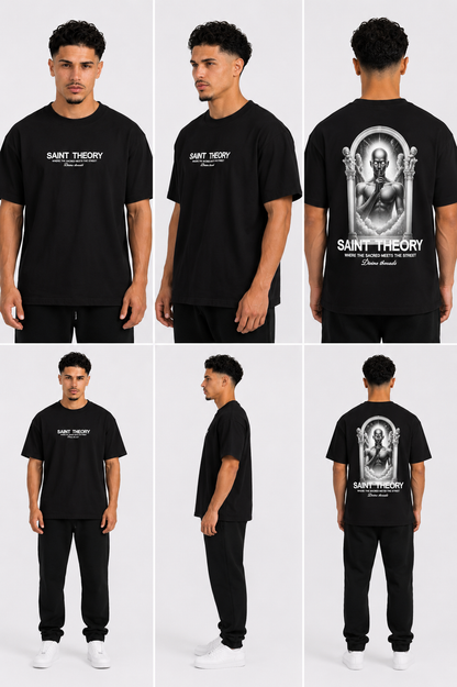CAMISETA OVERSIZE HOMBRE HOLY DOOR SAINTHEORY 1.1