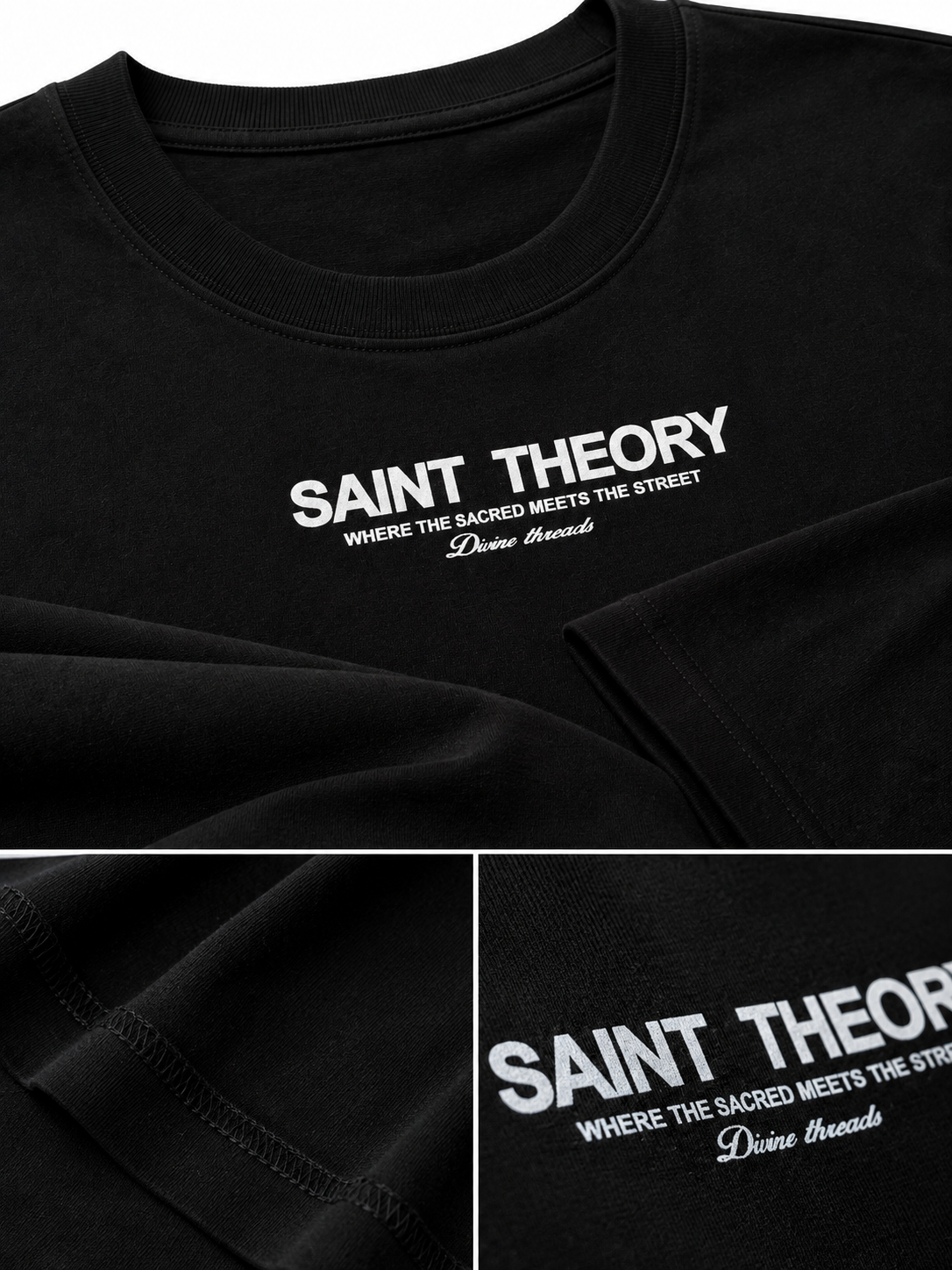 CAMISETA OVERSIZE HOMBRE HOLY DOOR SAINTHEORY 1.1