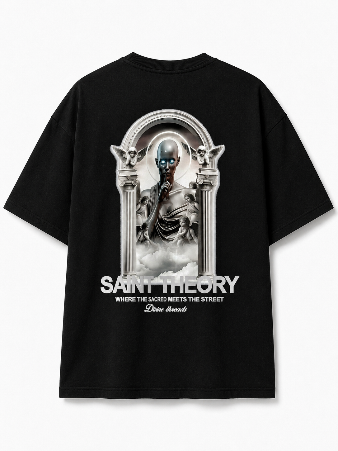 CAMISETA OVERSIZE HOMBRE HOLY DOOR SAINTHEORY 1.1