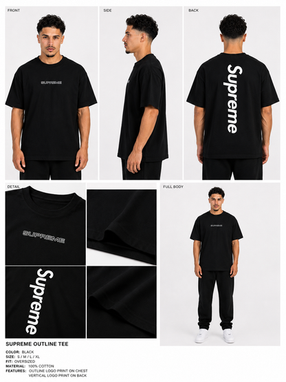 CAMISETA OVERSIZE HOMBRE GRAND LOGOSUPREME 1.1 NB