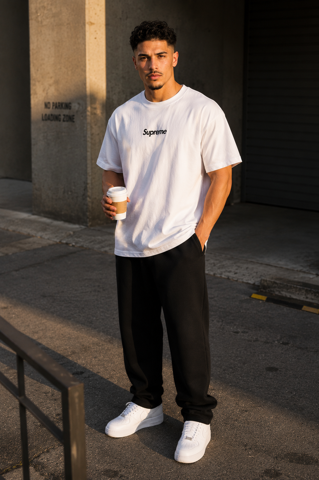 CAMISETA OVERSIZE HOMBRE GRAND LOGO 2 SUPREME 1.1