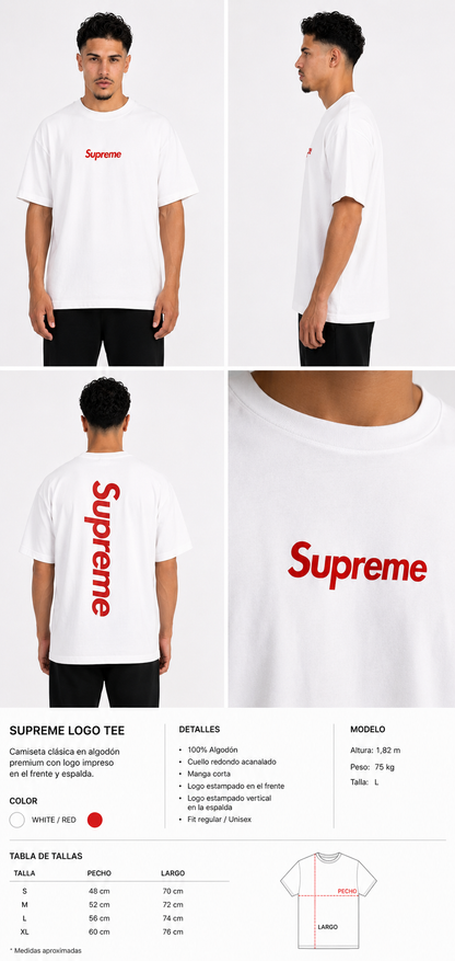 CAMISETA OVERSIZE HOMBRE GRAND LOGO SUPREME 1.1