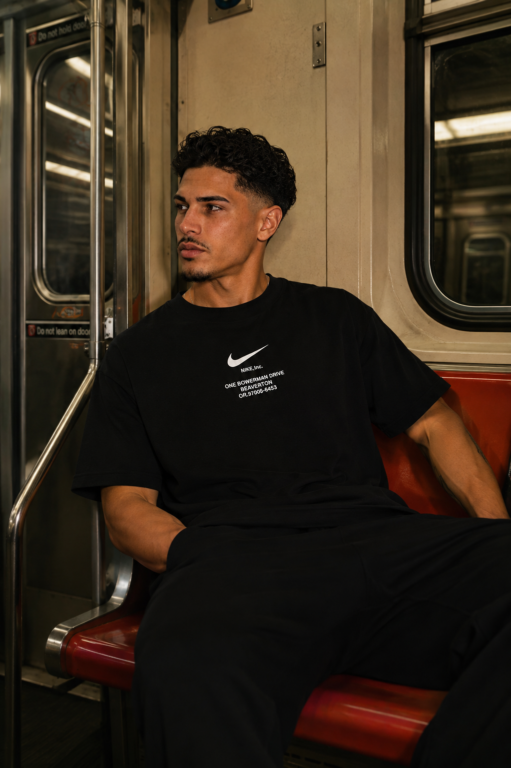 CAMISETA OVERSIZE HOMBRE SWOOSH  1.1