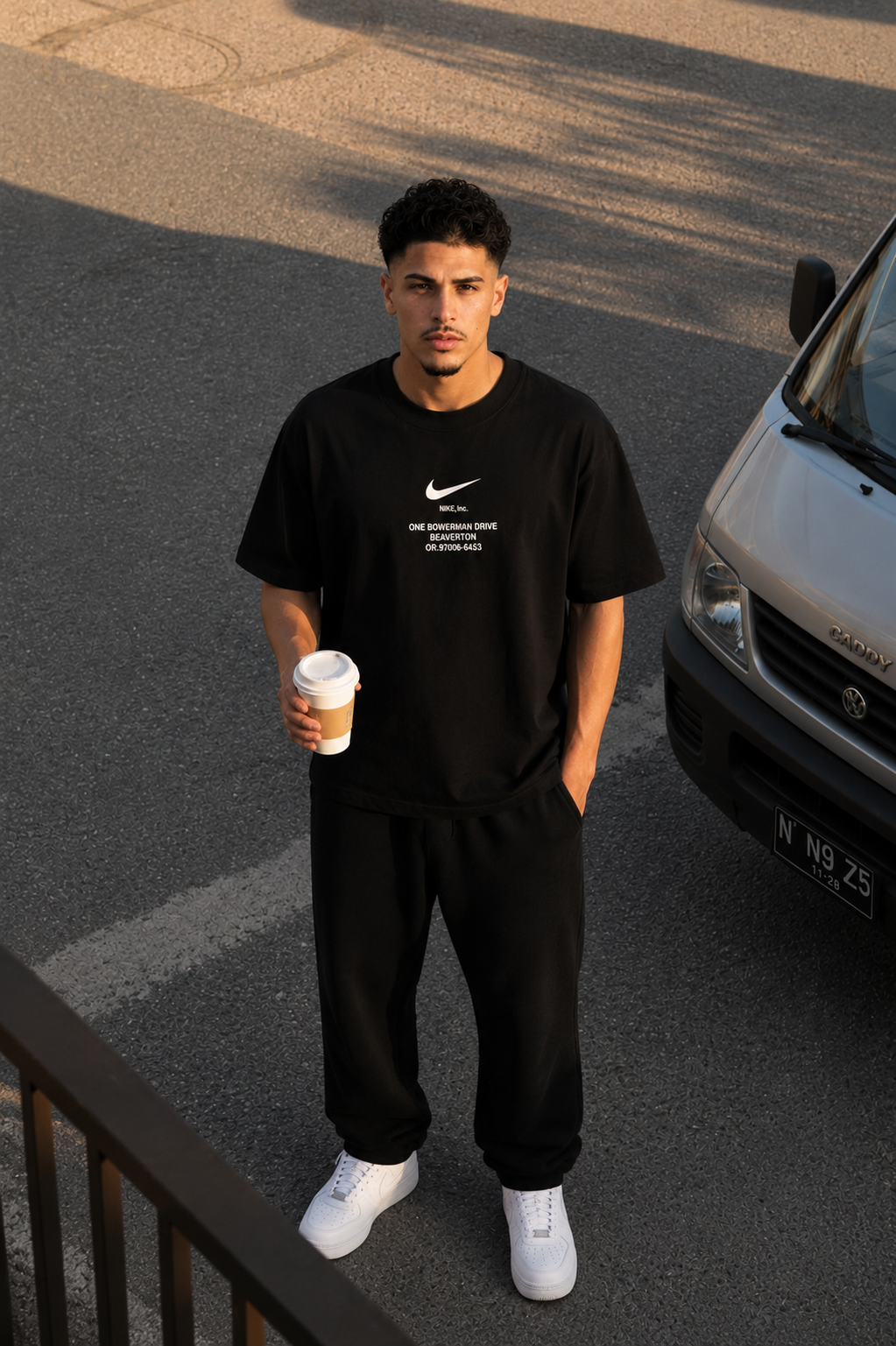 CAMISETA OVERSIZE HOMBRE SWOOSH  1.1
