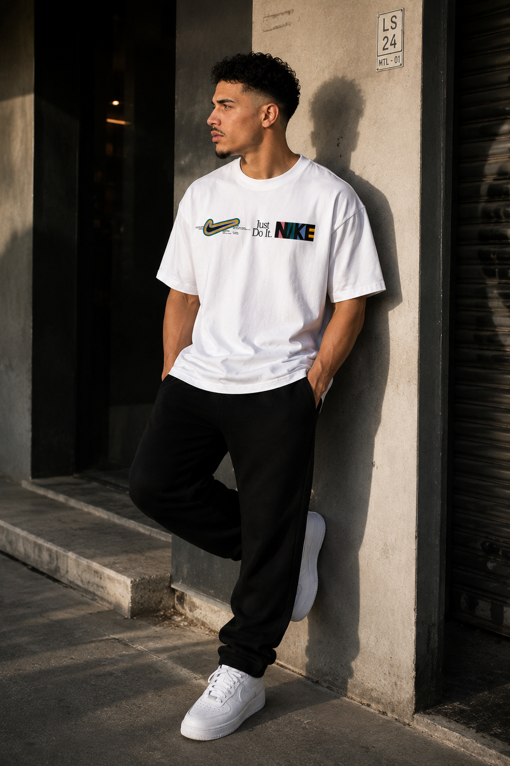 CAMISETA OVERSIZE HOMBRE GOOD FOR NK 1.1