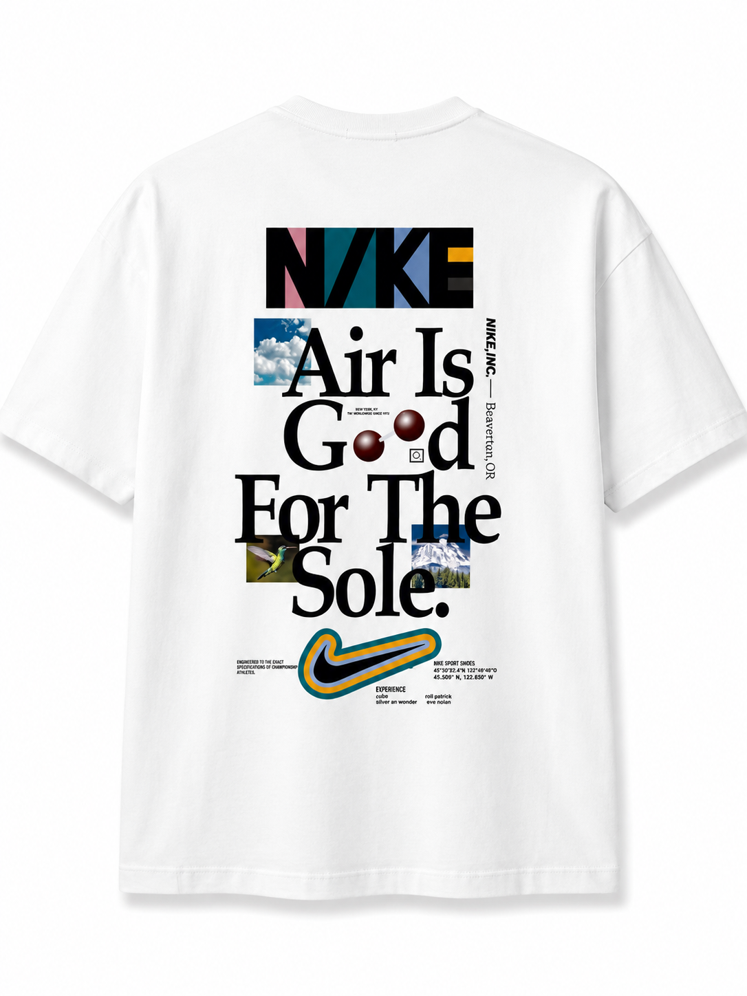 CAMISETA OVERSIZE HOMBRE GOOD FOR NK 1.1
