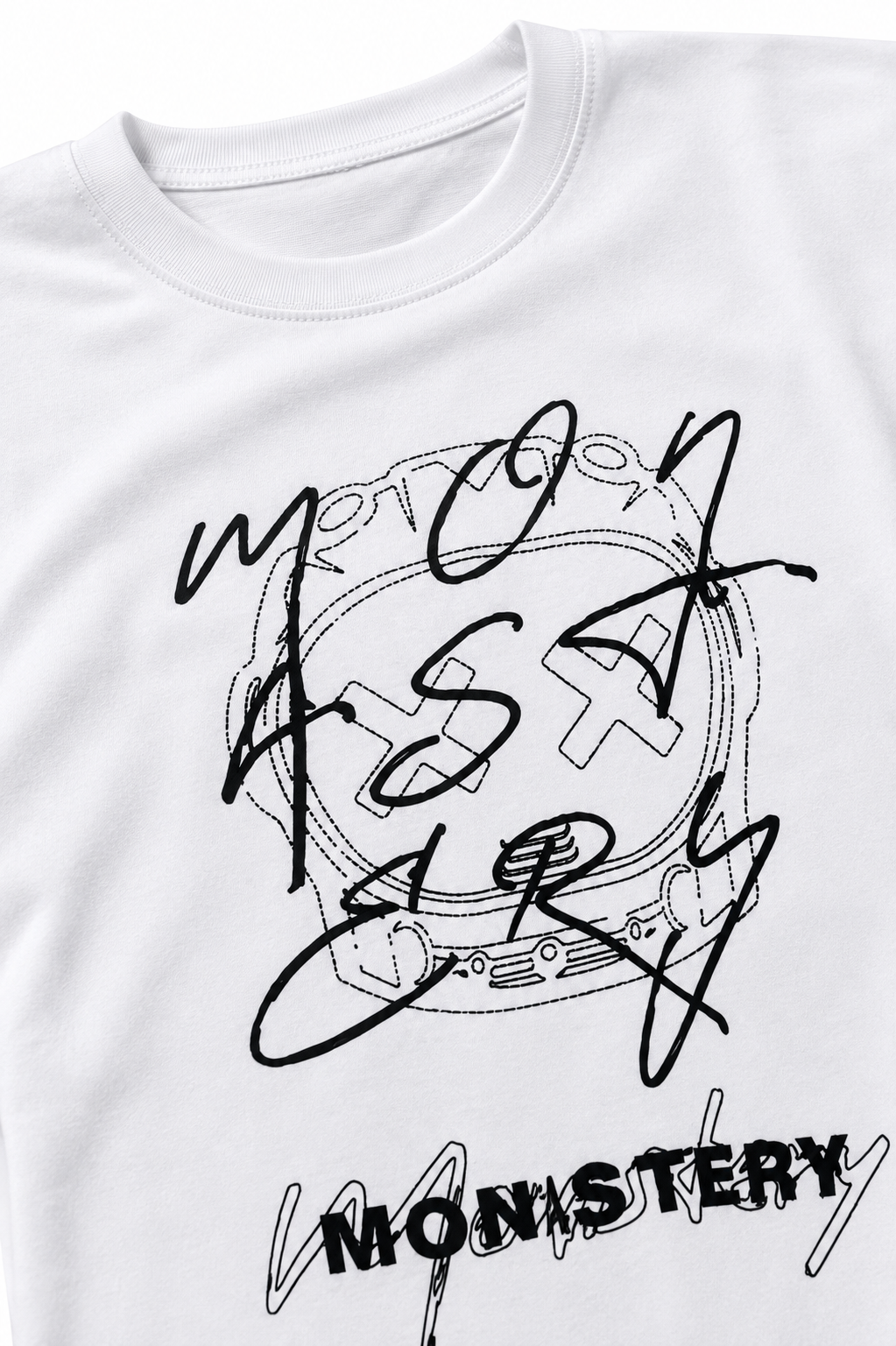 CAMISETA OVERSIZE HOMBRE SKETCH MNSTRY 1.1