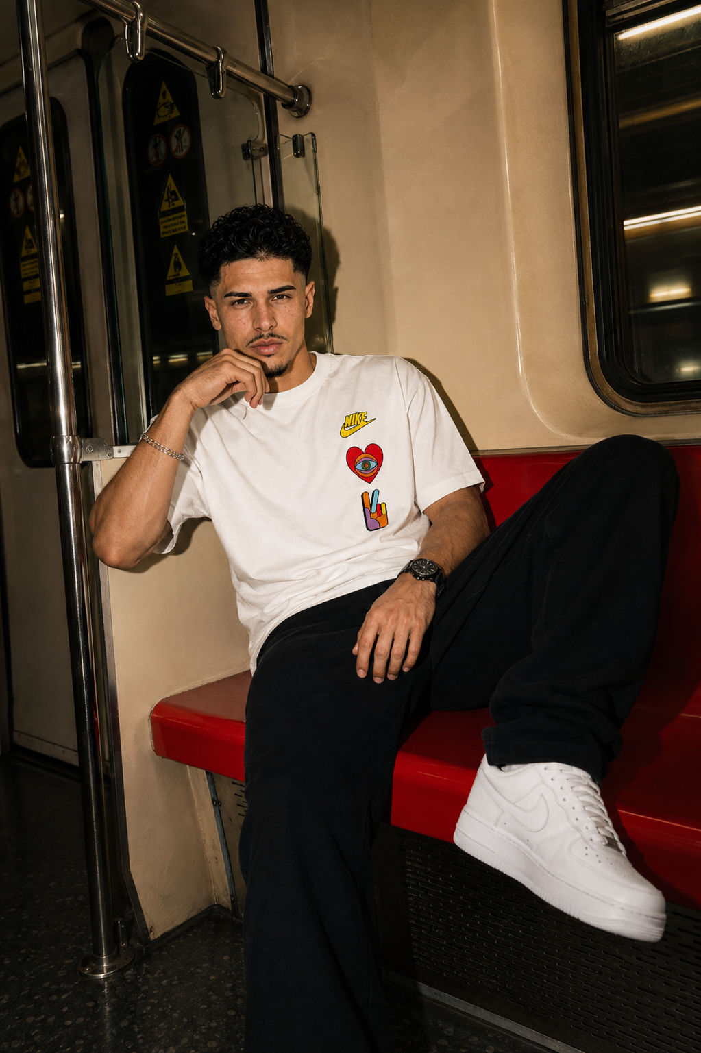 CAMISETA OVERSIZE HOMBRE GOOD VIBES NK 1.1