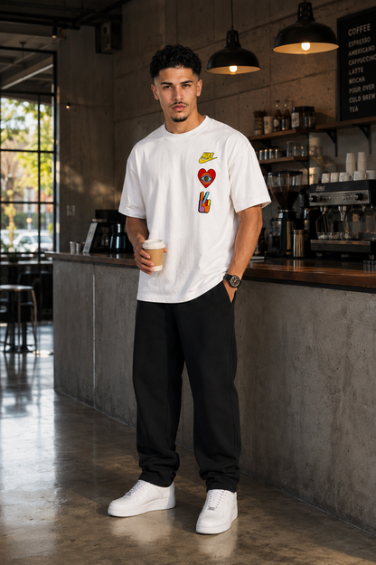 CAMISETA OVERSIZE HOMBRE GOOD VIBES NK 1.1
