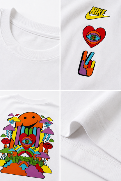 CAMISETA OVERSIZE HOMBRE GOOD VIBES NK 1.1