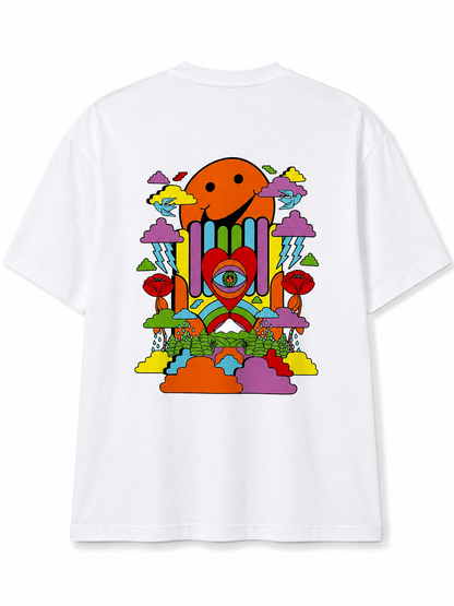 CAMISETA OVERSIZE HOMBRE GOOD VIBES NK 1.1