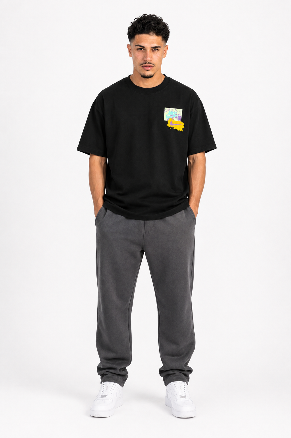 CAMISETA OVERSIZE HOMBRE TO THE LIGHT NK 1.1