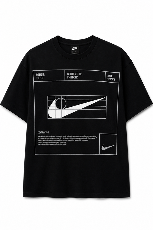 CAMISETA OVERSIZE HOMBRE BLUEPRINT NK 1.1