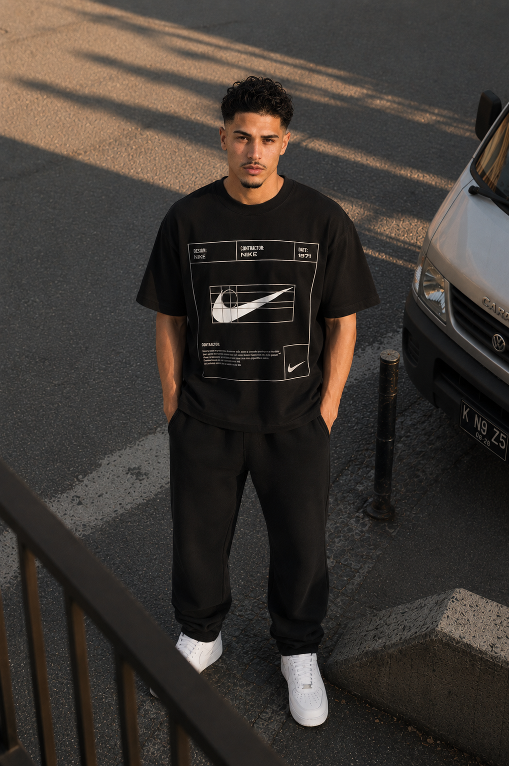 CAMISETA OVERSIZE HOMBRE BLUEPRINT NK 1.1