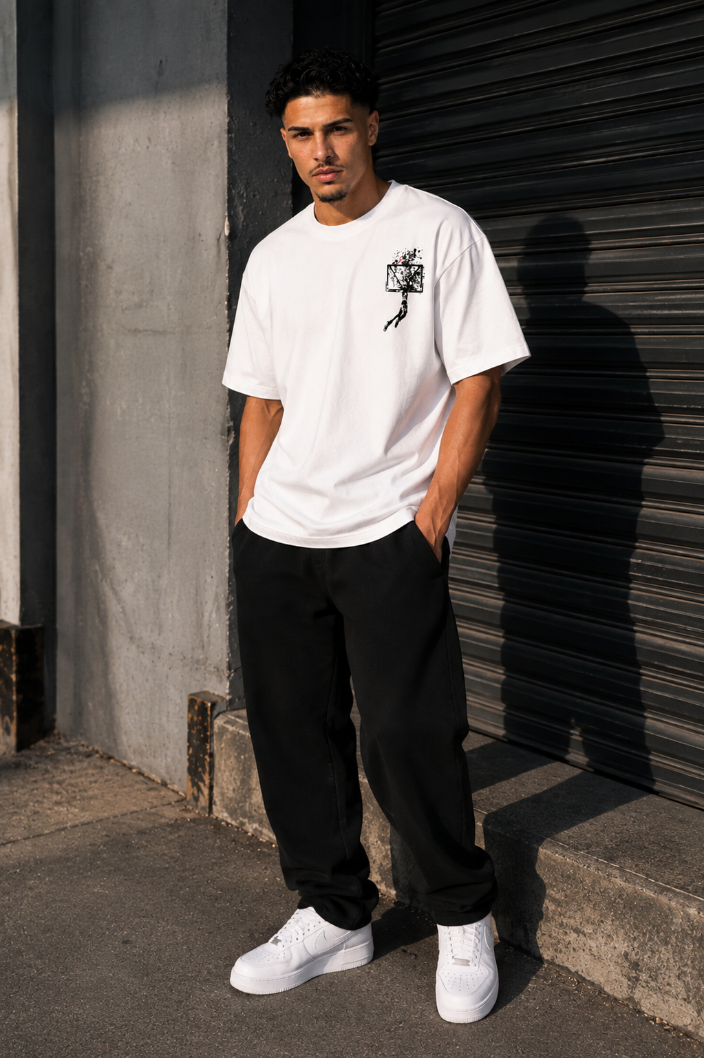 CAMISETA OVERSIZE HOMBRE JORDAN 1985 NK 1.1