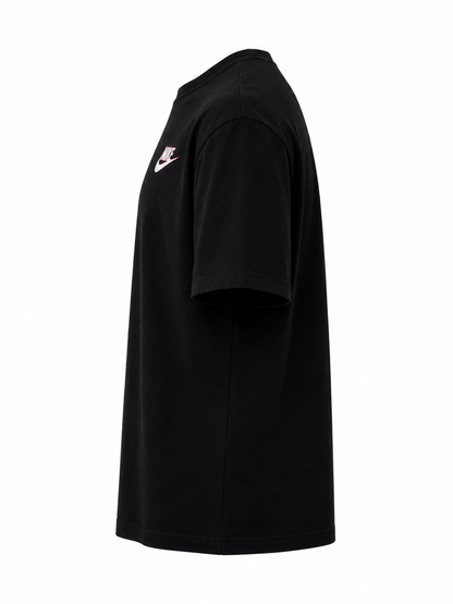 CAMISETA OVERSIZE HOMBRE HERITAGE NK 1.1 NEGRA