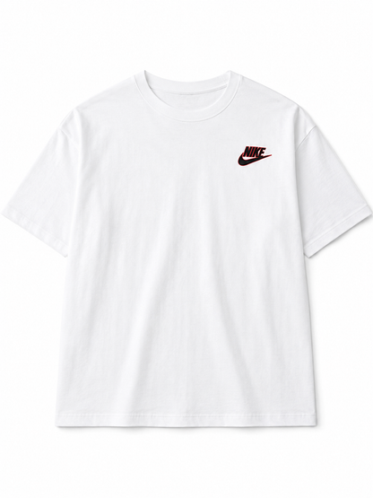 CAMISETA OVERSIZE HOMBRE HERITAGE NK 1.1 BLANCA