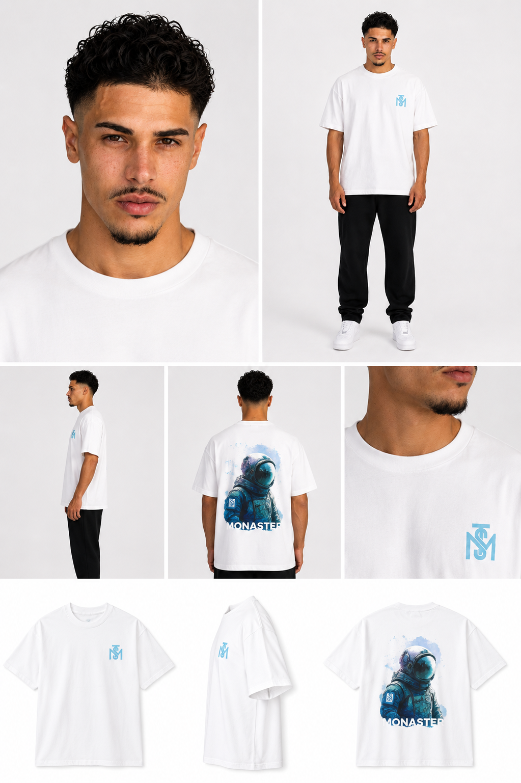 CAMISETA OVERSIZE HOMBRE ORBIT MNSTRY 1.1