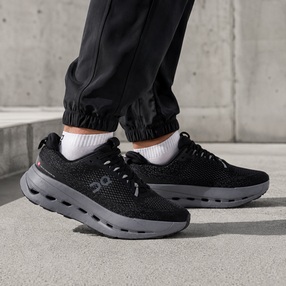 🔥ON CLOUD SURFER  - BLACK - HOMBRE