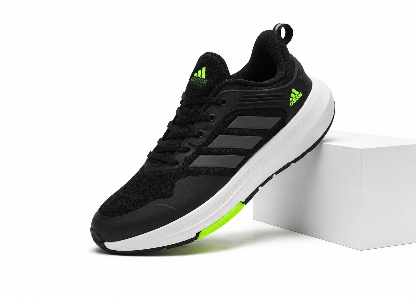 🔥ADIDAS RACER 26 - NEGRO / VERDE - HOMBRE