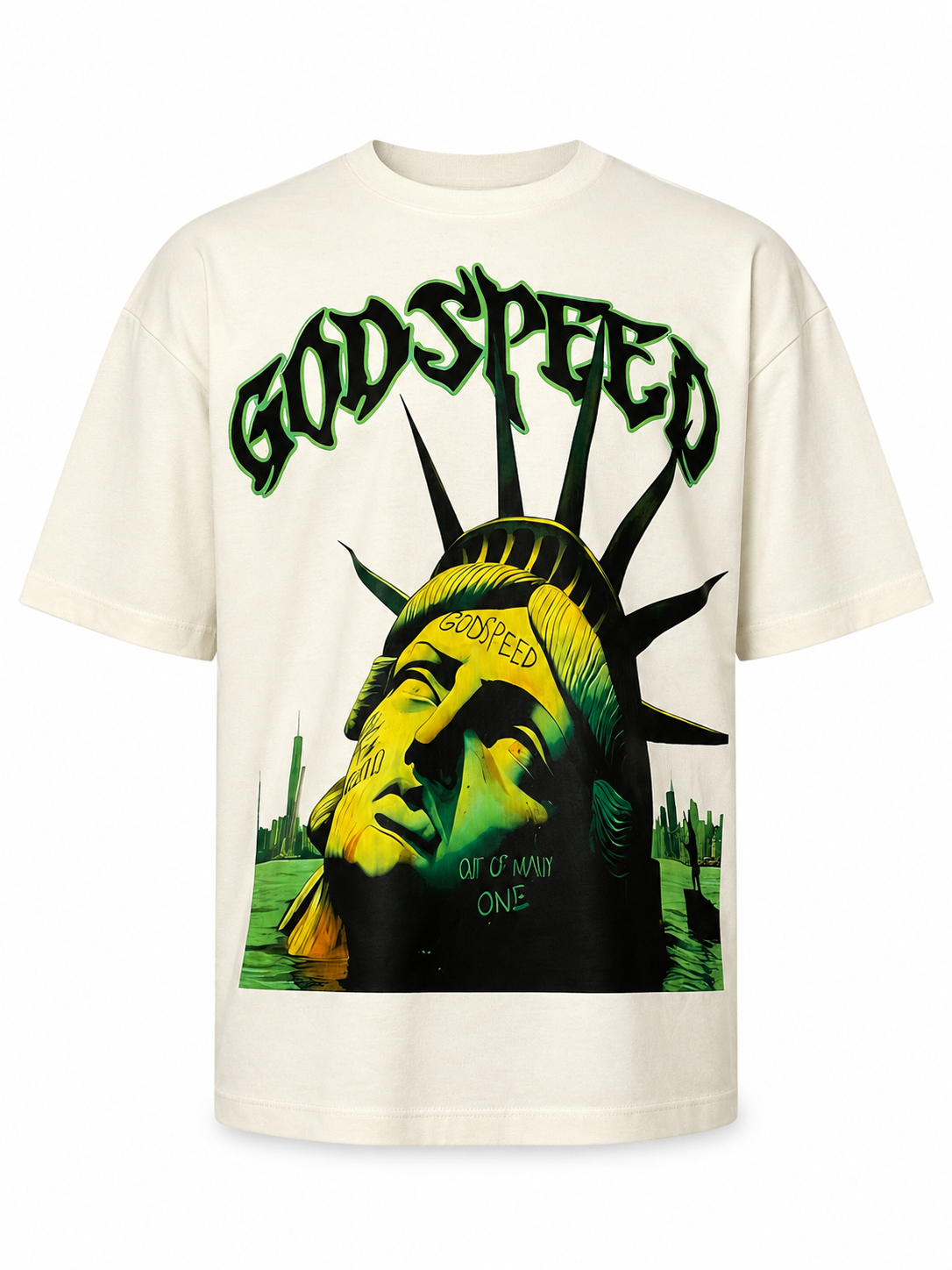 CAMISETA OVERSIZE HOMBRE GDSPD FALLEN LIBERTY 1.1