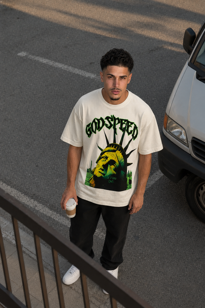 CAMISETA OVERSIZE HOMBRE GDSPD FALLEN LIBERTY 1.1