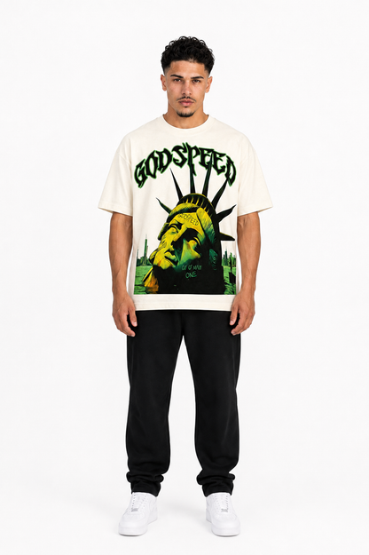 CAMISETA OVERSIZE HOMBRE GDSPD FALLEN LIBERTY 1.1