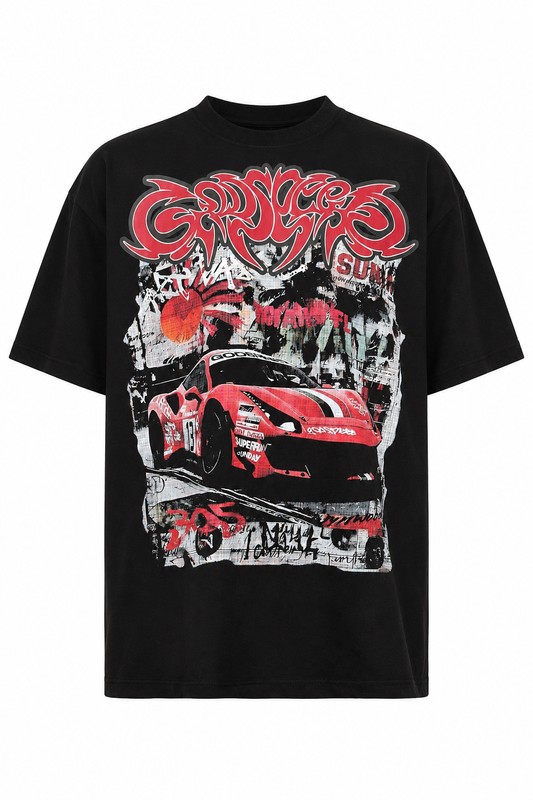 CAMISETA OVERSIZE HOMBRE GDSPD RED LINE 1.1