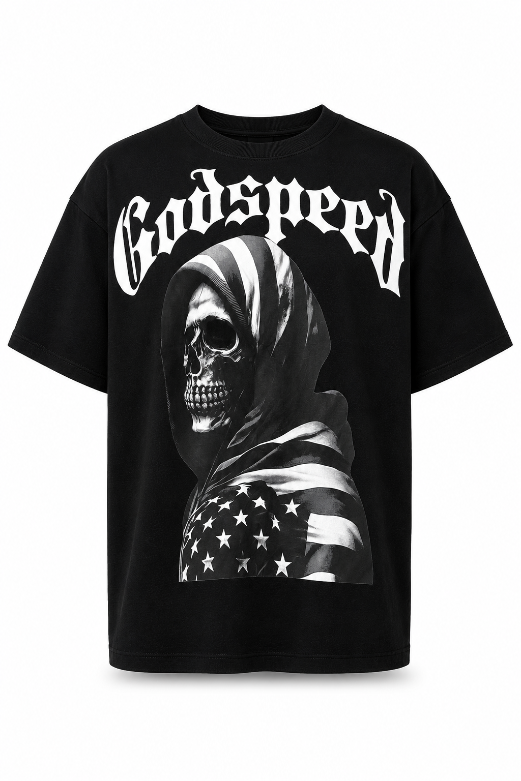 CAMISETA OVERSIZE HOMBRE GDSPD AMERICAN REAPER 1.1