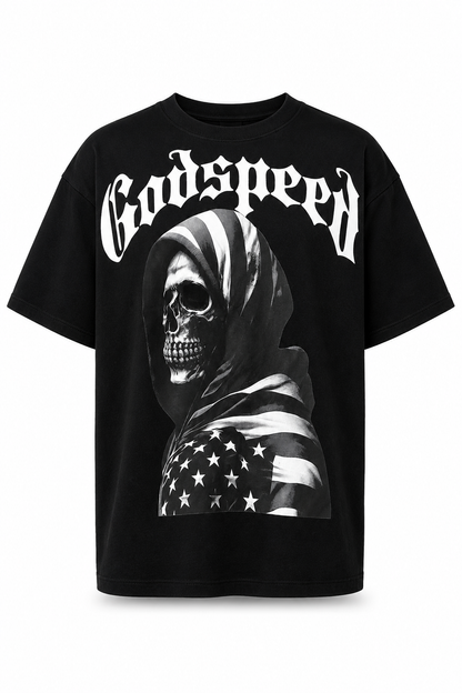 CAMISETA OVERSIZE HOMBRE GDSPD AMERICAN REAPER 1.1