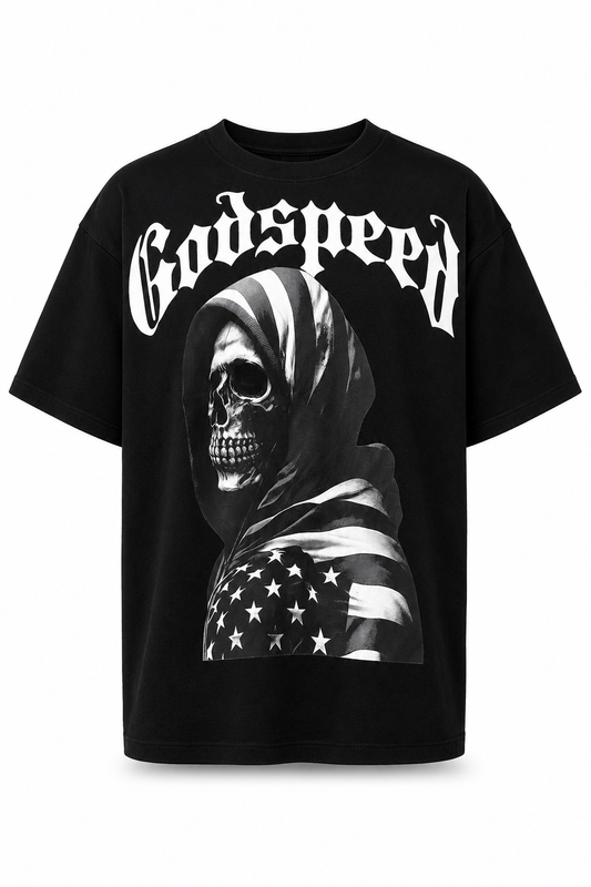 CAMISETA OVERSIZE HOMBRE GDSPD AMERICAN REAPER 1.1