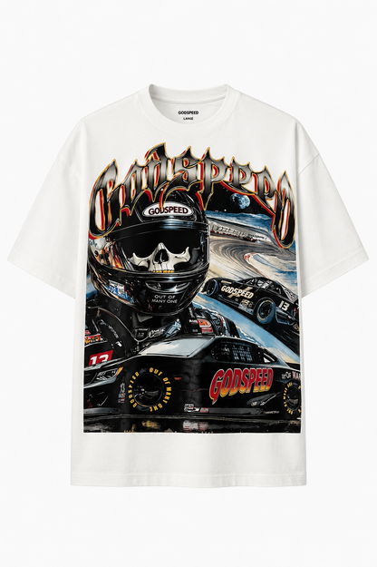 CAMISETA OVERSIZE HOMBRE GDSPD DEAD RACER 1.1