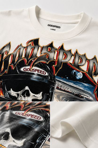 CAMISETA OVERSIZE HOMBRE GDSPD DEAD RACER 1.1