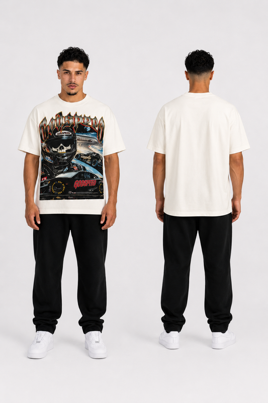 CAMISETA OVERSIZE HOMBRE GDSPD DEAD RACER 1.1