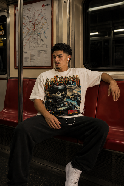 CAMISETA OVERSIZE HOMBRE GDSPD DEAD RACER 1.1